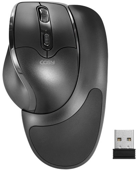 코시 M2144WL 세미 버티컬 무선 마우스 (USB), 1개, 선택하세요