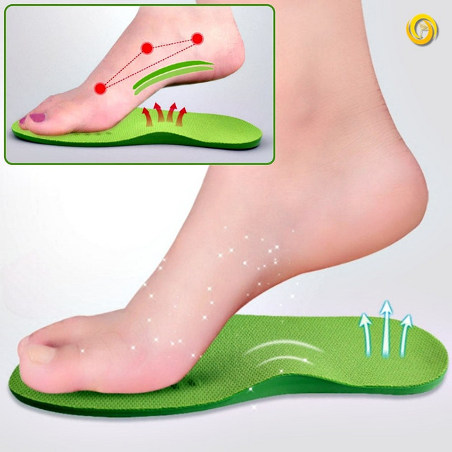 오자 다리 깔창 쿠션 신발 패드 자세 교정 깔창 여성 남성