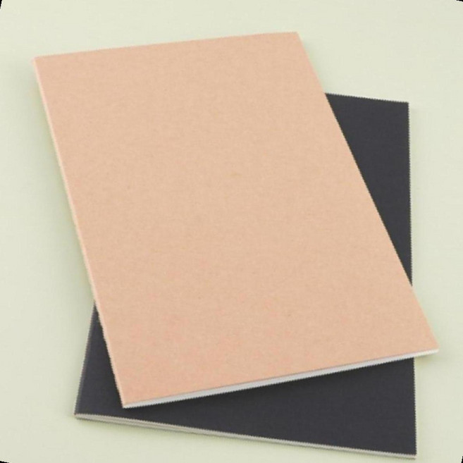 무지 노트 B5 36장 크라프트 필기 연습장 스케치 메모 공책, 1개, B5 무지 브라운 [36장]