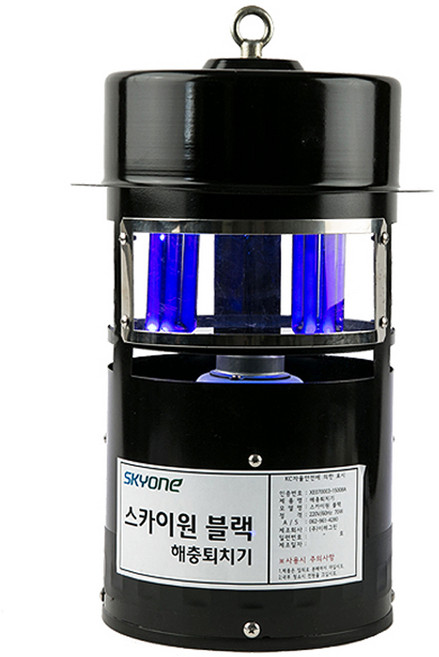 스카이원 대형 모기퇴치기 포충기 야외용, 스카이원블랙(방수모터)