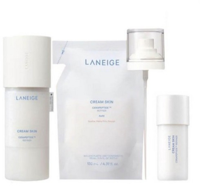 라네즈 크림스킨 170ml+리필 130ml+미스트 펌프+휴대용50ml증정, 1개, 350ml