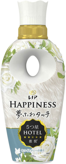 레노아 해피니스 섬유유연제 화이트티 450ml, 1개