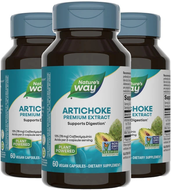 네이쳐스 웨이 아티초크 베지캡슐 60개입 3개 Nature's Way Artichoke, 60정 - 쿠팡