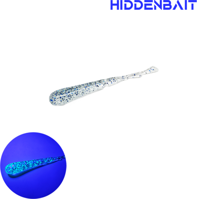 히든베이트 디아 점발광 볼락루어 아징루어 송어웜 풀치웜, 20개, 003 CLEAR BLUE FLAKE, 0.5g