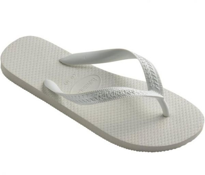 하바이아나스 남성 컬러 플립 플랍 - 봄 및 여름 스타일 샌들 흰색 11/12