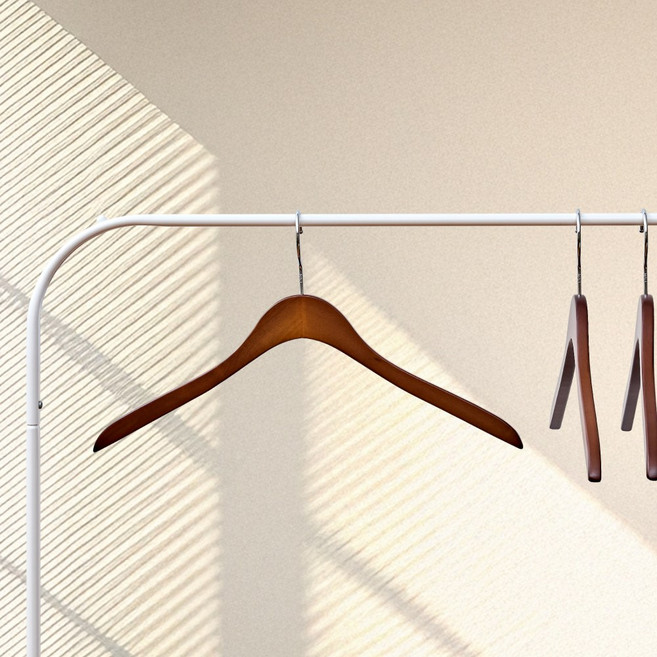 씨인크 옷가게 고급 원목 월넛 옷걸이 바지걸이, 남성 일반형 월넛, 10개