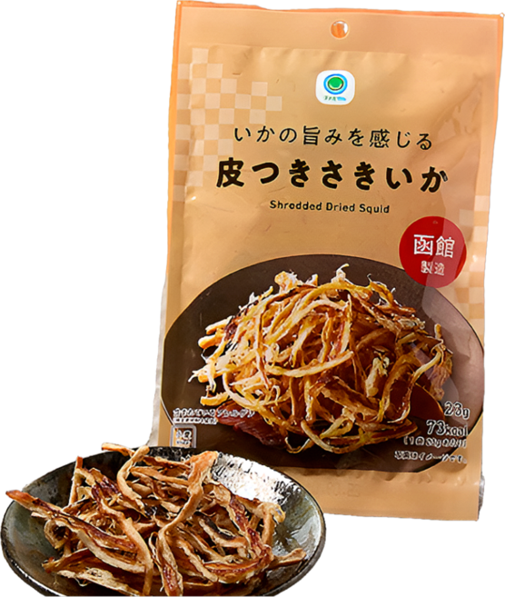 일본 패밀리마트 카와츠키 사키이카 조미오징어 23g, 5개