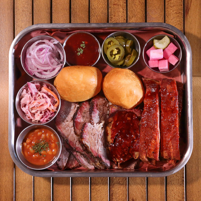 [텍캠] 시그니처 패키지 / 브리스킷 350g + 풀드포크 350g + 스페어립 350g / 텍사스바베큐 밀키트 풀드포크 폭립, 1.05kg, 1개