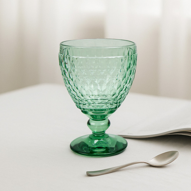 빌레로이앤보흐 보스톤 고블렛 와인잔 색상선택 400ml 1P, 그린, 1개