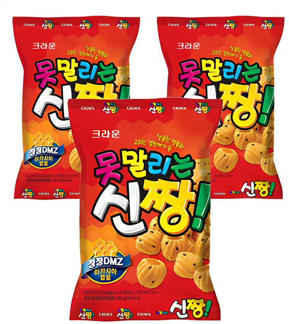 못말리는신짱, 120g, 3개