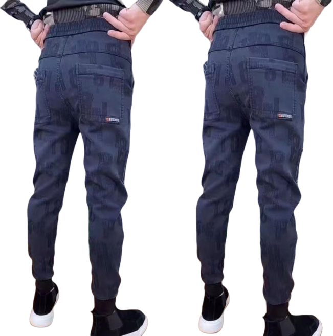 십전십미 가을 고탄력 레터링 남성 워싱 아웃도어 트렌드 배기 조거 캐주얼 팬츠