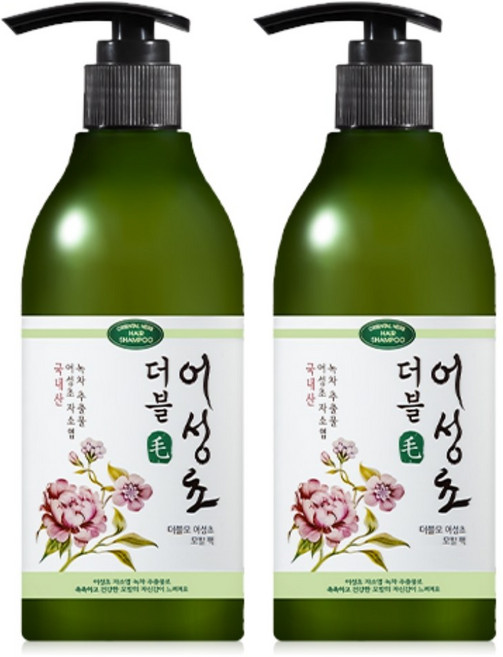 더블모 에덴필드 어성초 모발팩 플로럴향, 300ml, 2개