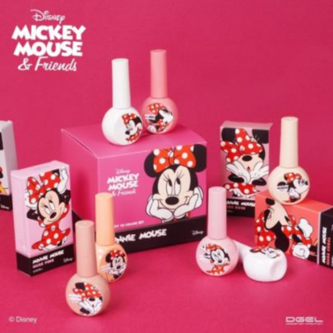 [디젤] 디즈니 트렌디 컬러젤 8ml- 미니마우스 /젤네일/셀프젤네일, 1개, DT18