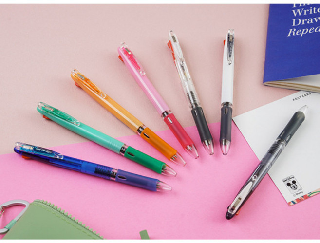 제브라 클립온 슬림 0.7mm 3색 볼펜, 화이트, 1개