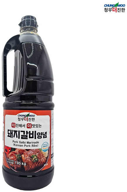 청우 더진한 돼지갈비 양념소스, 1.95kg 2개