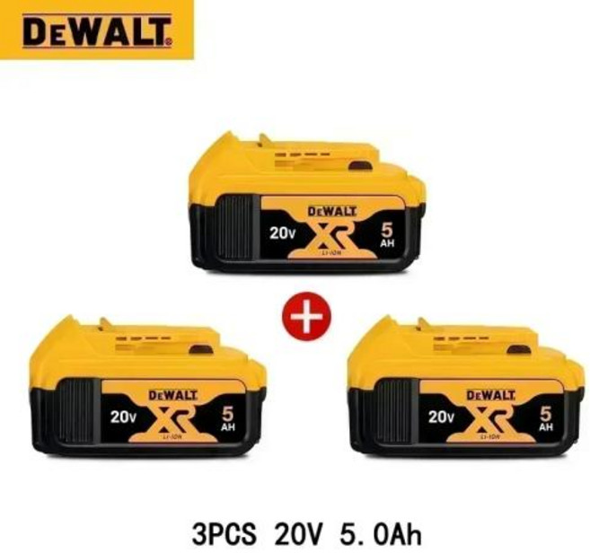 정품 정품-DeWalt 20V 배터리 DeWalt 배터리 18V/20V 최대 DCB203 DCB184 DCB200 DCB 182180 DCB181 DCB182 DCB20, [04] 3PCS 20V 5.0Ah, 03 3PCS 20V 5.0Ah