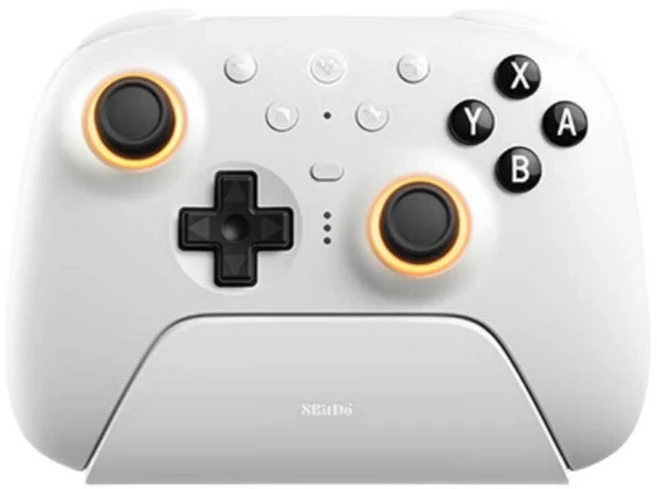 8BitDo 얼티메이트 2세대 3모드 컨트롤러 게임패드 NS버전, 화이트, 1개 - 쿠팡