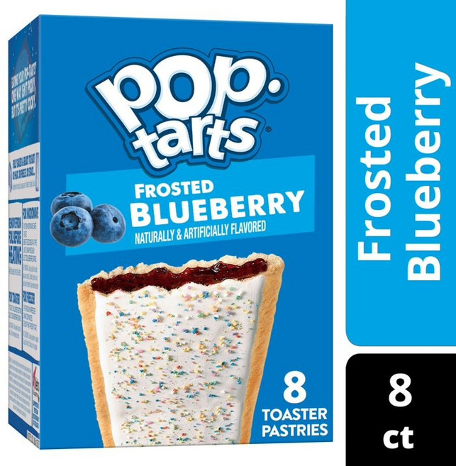켈로그 팝 타르트 토스터 패이스트리 프로스트 블루베리, 48g, 1개
