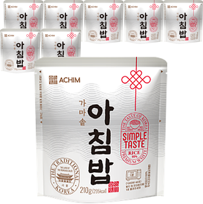 아침 가마솥 아침밥, 210g, 8개