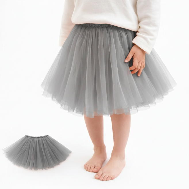 여아 롱스커트 주름 캉캉 스트라이프 치마 유아동 여름 데일리룩 러블리 튜튜 샤샤