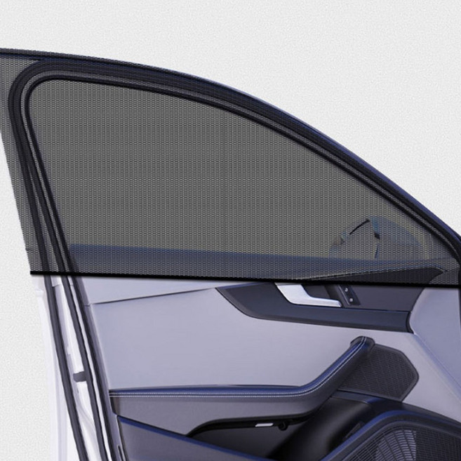 자동차 창문 모기장 2개 차박 승용차 햇빛가리개 앞유리 2p, 뒷유리 2p