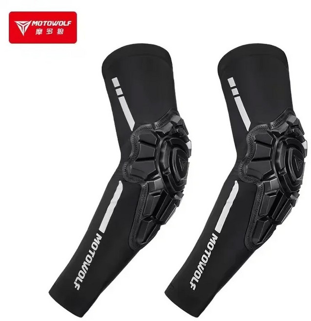 여름 오토바이 팔꿈치 패드 Mtb 사이클링 보호 모토크로스 보호대 BMX DH ATV 장비, 1개, 4)Black