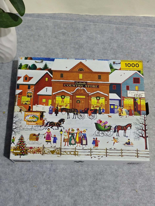 Charles Wysocki 鄉村商店 1000片 拼圖 26.75x19.75英寸, 如圖所示, 1個, 1個