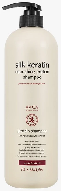 [아브카] 약산성 실크케라틴 너리싱 단백질 샴푸 대용량 1000ml, 1L, 1개 - 쿠팡