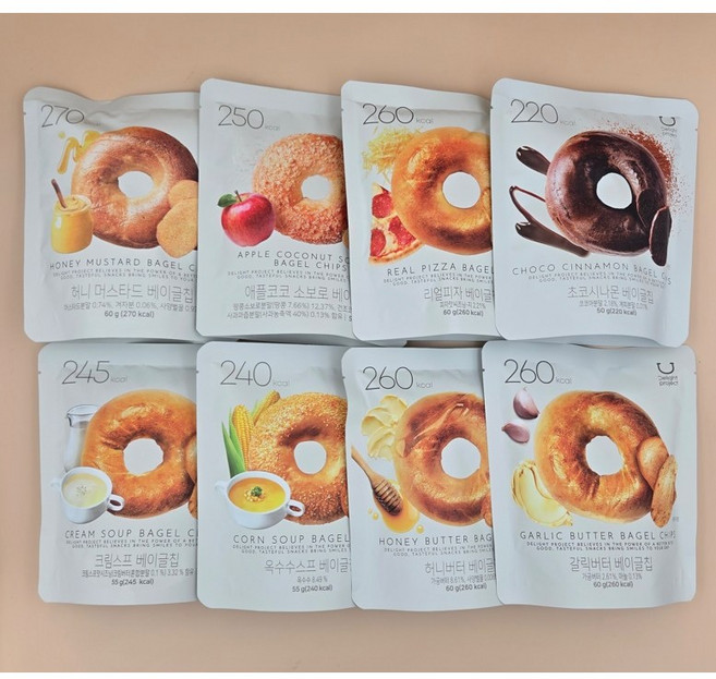 딜라이트 프로젝트 베이글칩 세트, 1세트, 450g