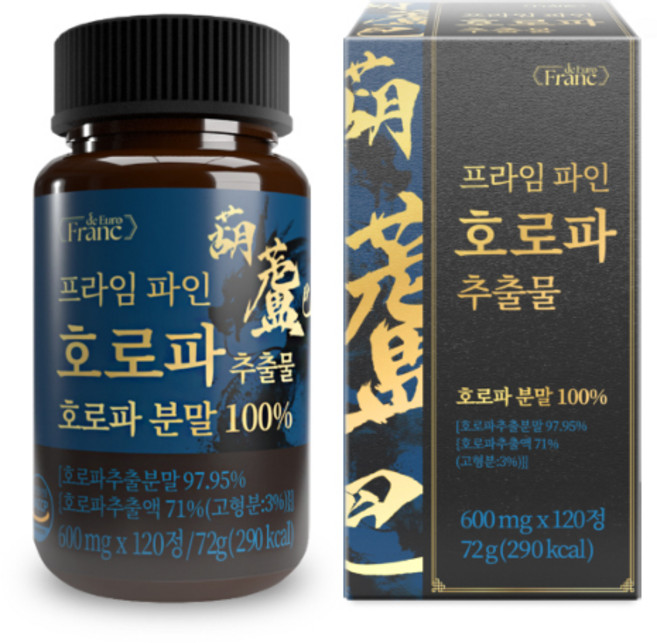 프라임파인 호로파 추출물 캡슐 [호로파 분말 100%], 1개, 120정