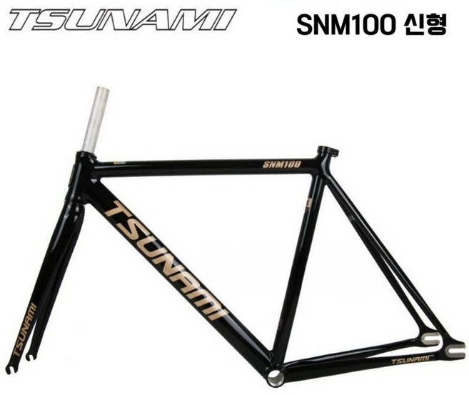 쓰나미프레임 블랙 SNM100 신형, 1개, B. 글로시블랙 / 골드 레터링 프레임(단품)