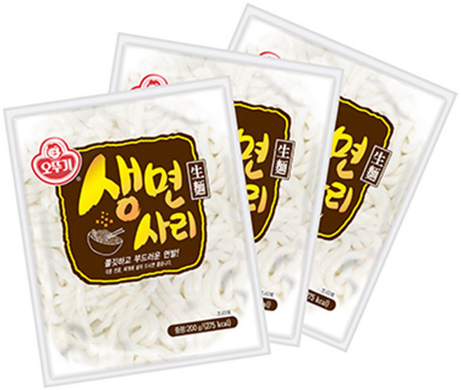 오뚜기 생면 사리, 200g, 50개