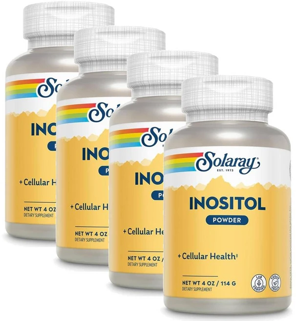 솔라레이 퓨어 이노시톨 파우더 SOLARAY Inositol, 114g, 4개 - 쿠팡