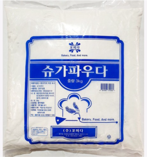 쿠킹스토리 슈가파우더, 3kg, 2개