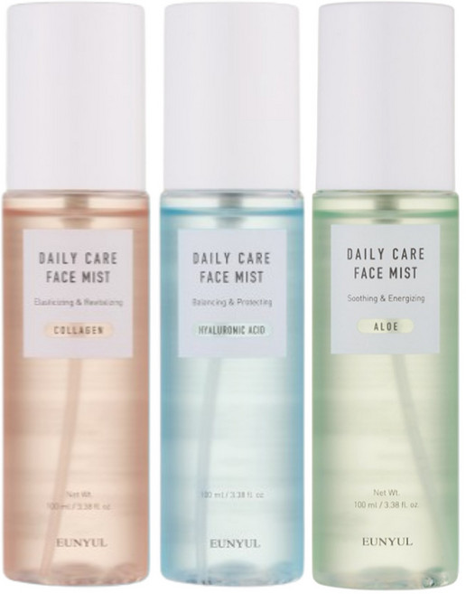 얼굴미스트 은율 데일리 케어 미스트 3종, 은율 콜라겐,알로에,히알루론산3종미스트세트, 100ml, 1세트