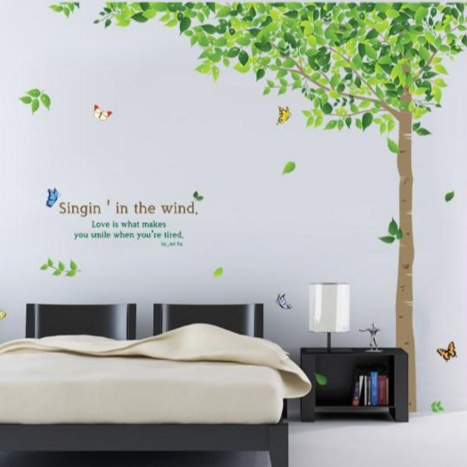 아트픽스 리무버블 인테리어 데코 스티커 벽지 시트지, IP016-사랑은바람을타고(우측형)