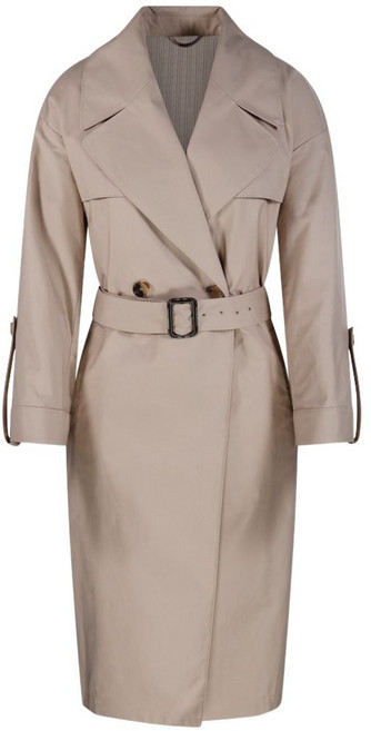 막스마라 벨트 더블 브레스티드 코트