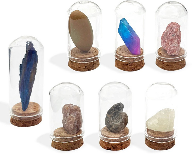 천연석 7종 세트 원석 크리스탈 스톤 인테리어오브제 집들이 선물 천연광석, 혼합색상