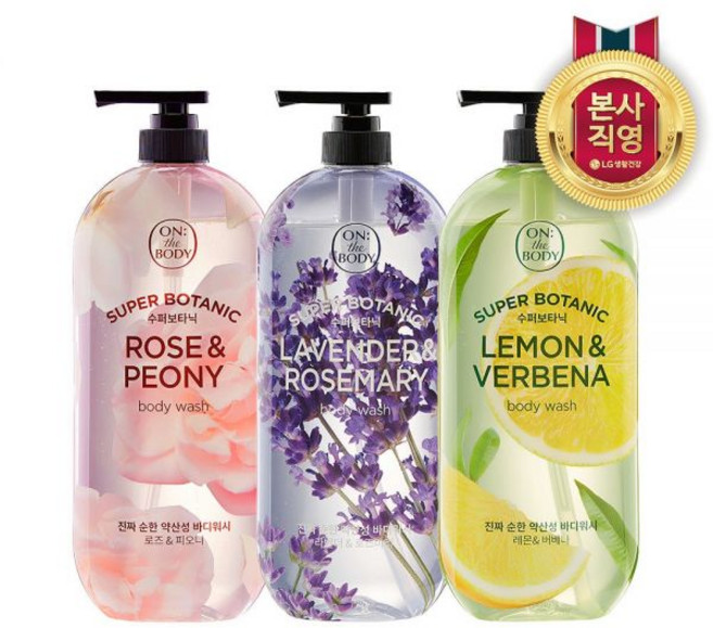 온더바디 수퍼 보타닉 로즈+라벤더+레몬 900ml