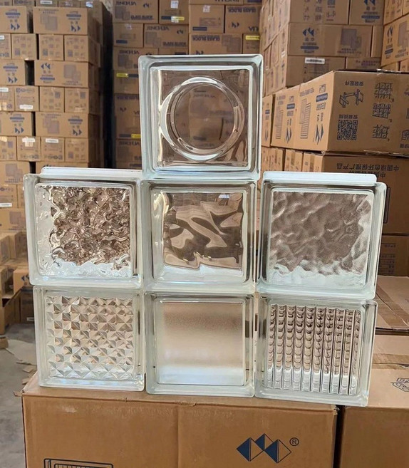 크리스탈 벽돌 곡선 액자 위험한, 1개, 울트라클리어 145x145x80mm