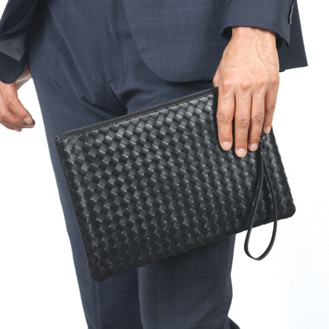 알맹 고급 양가죽 남자 클러치백 AMCL52