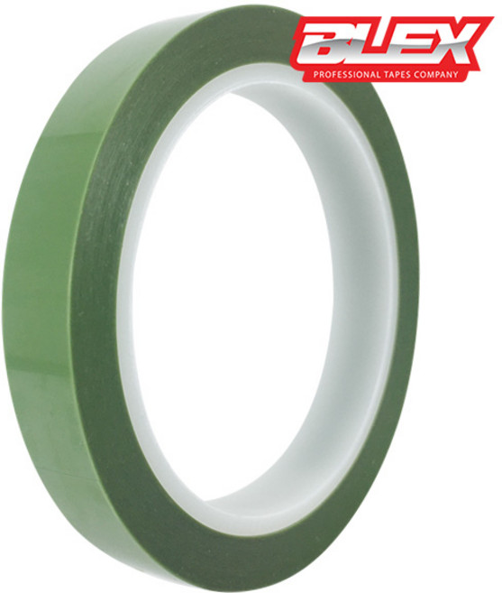 BLEX 내열 실리콘 테이프 녹색 0.07T x 15mm 50M, 1개