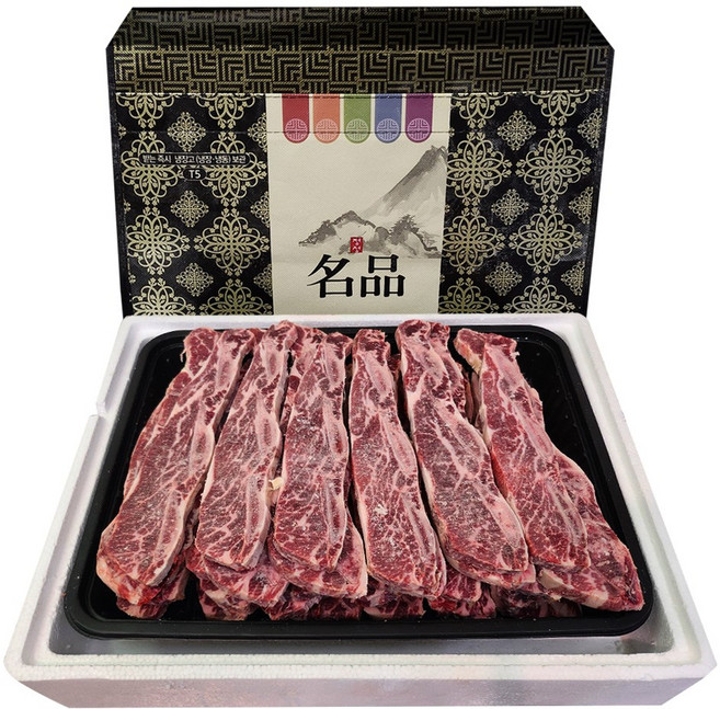 소 LA갈비 5kg 선물세트 꽃갈비 프라임 탑초이스 블랙앵거스 명절 우대갈비, LA갈비5kg선물세트, 1개