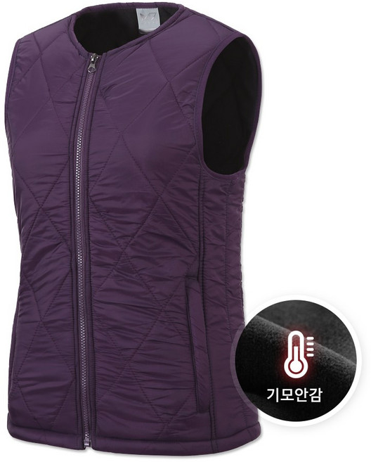 [타임세일 단독 최저가]가성비 좋은 여성 기모 안감 경량 패딩 조끼(95~110) VW365