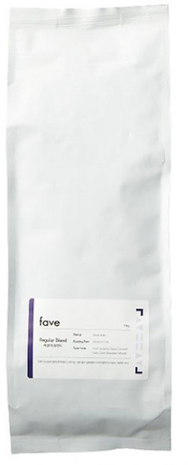 페이브 하우스 레귤러 블렌드 원두, 1개, 1kg, 홀빈(분쇄안함)