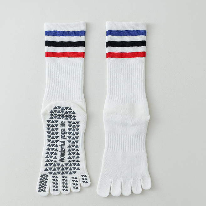 [3켤레 한세트] 3선 필라테스양말 발가락양말 요가양말 미끄럼방지양말 토삭스 플라잉요가