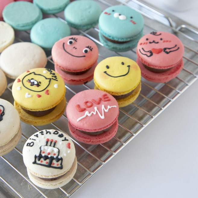 (솜씨키트) 요리 어렵지 않아요. 노오븐 아이싱 만들기 DIY 키트 mam+76420GP, 노오븐마카롱-크림치즈(10구), 본상품선택