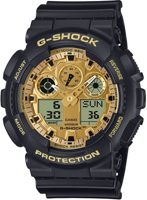 카시오 CASIO G-SHOCK 지쇼크 G쇼크 Black and Gold Series GA-100GGB-1A9JF 252288