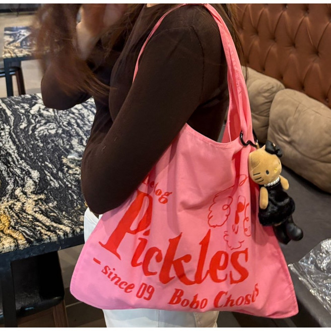 보보쇼즈 피클 도그 에코 토트백
