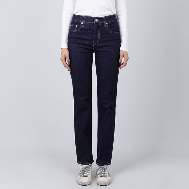 리바이스 여성 청바지 약기모 724 하이라이즈 슬림 스트레이트 188830302